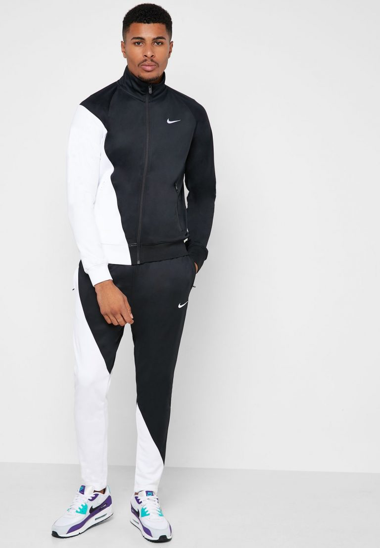 Quần Dài Chính Hãng - Nike Swoosh Woven Sweatpants 'Black/White' - BV5289-010