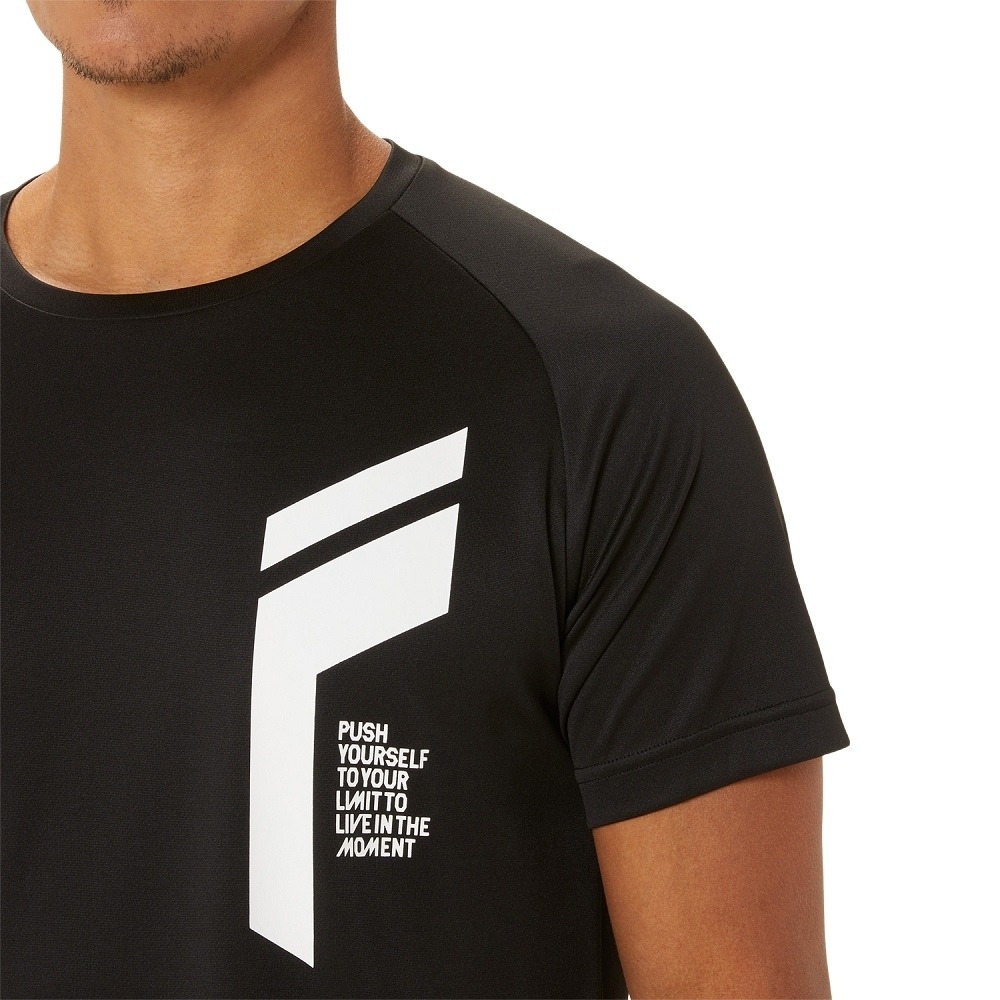Áo Tshirts Chính Hãng - Asic LIMO Dry Training Casual 'Black' - A2030-01