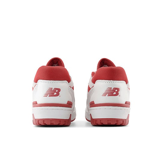 Giày Casual Chính Hãng - Sneaker Nam Nữ NewBalance 550 White/Red - BB550STF