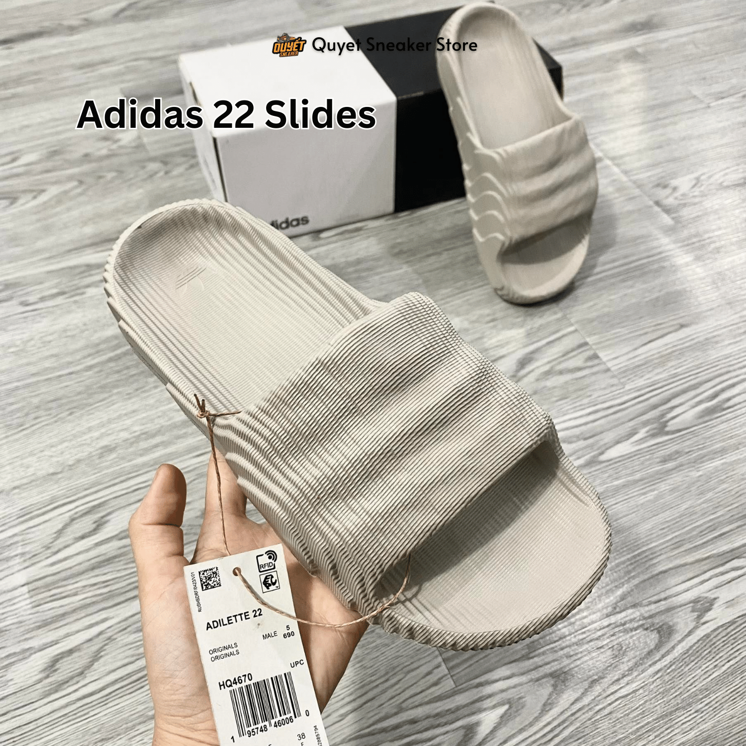 Dép Chính Hãng - Adidas Adilette 22 Slides 