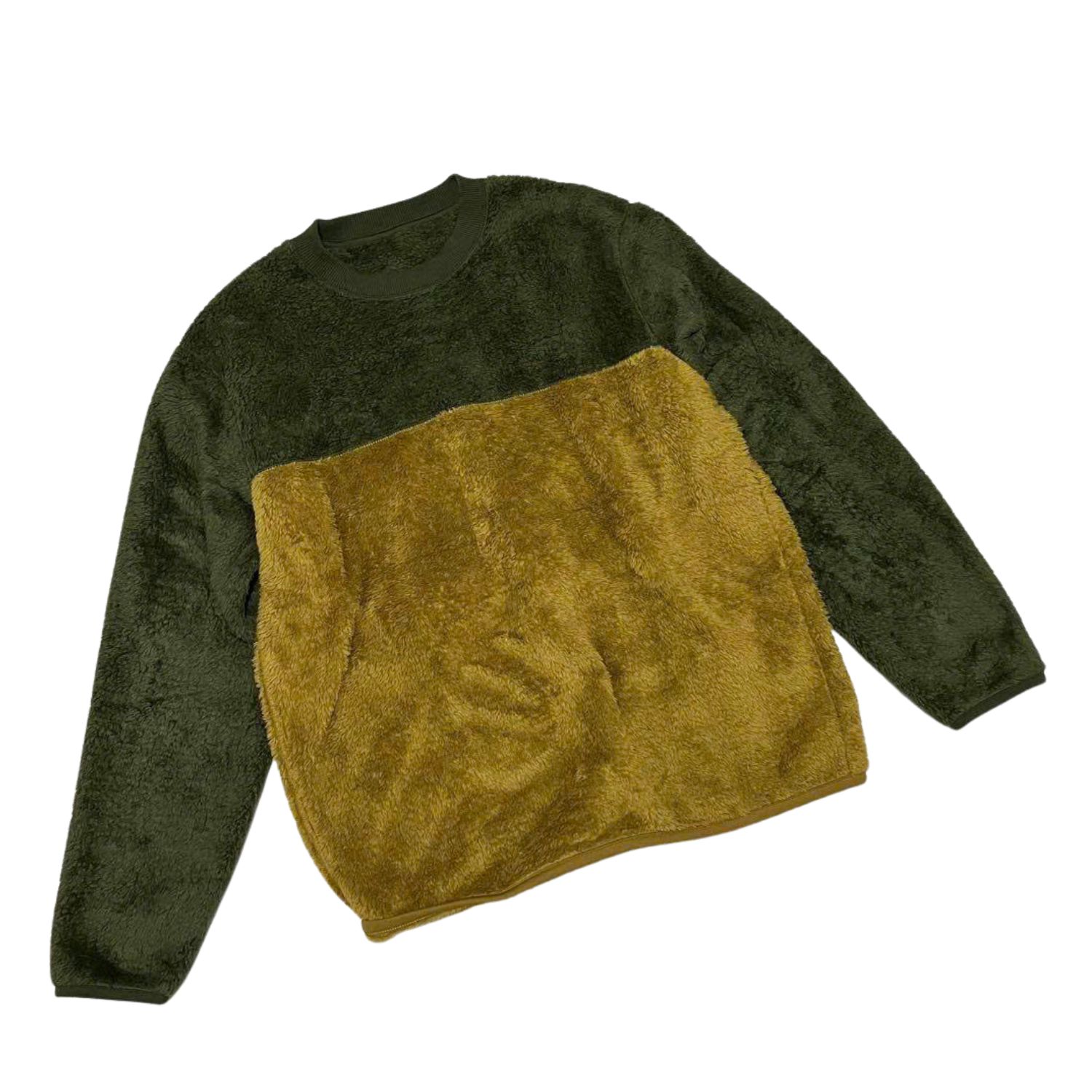 Bộ Thể Thao Chính Hãng - Uniqlo Colorblock Long Sleeve Set '' Green/Yellow '' - UNI460267