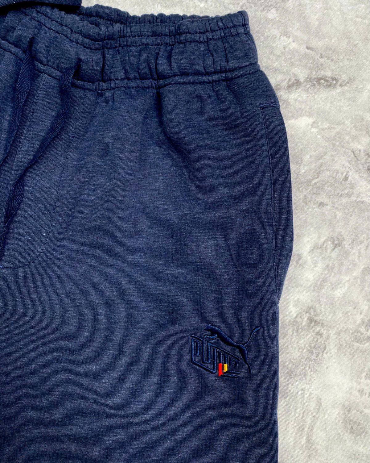 Bộ Thể Thao Chính Hãng - Puma Jeans Jogger Navy Đậm - BPM-455