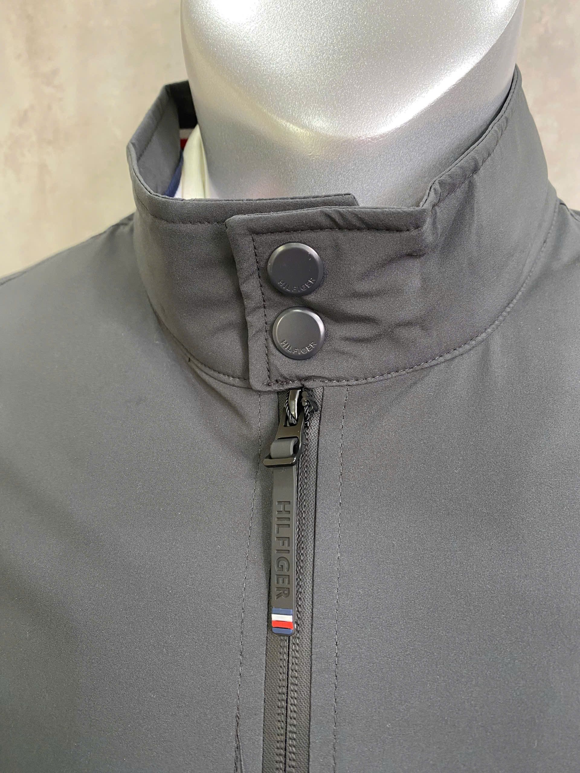 Áo Khoác Chính Hãng - Tommy Hilfiger Men's Stand-Collar Jacket 2 Lớp 
