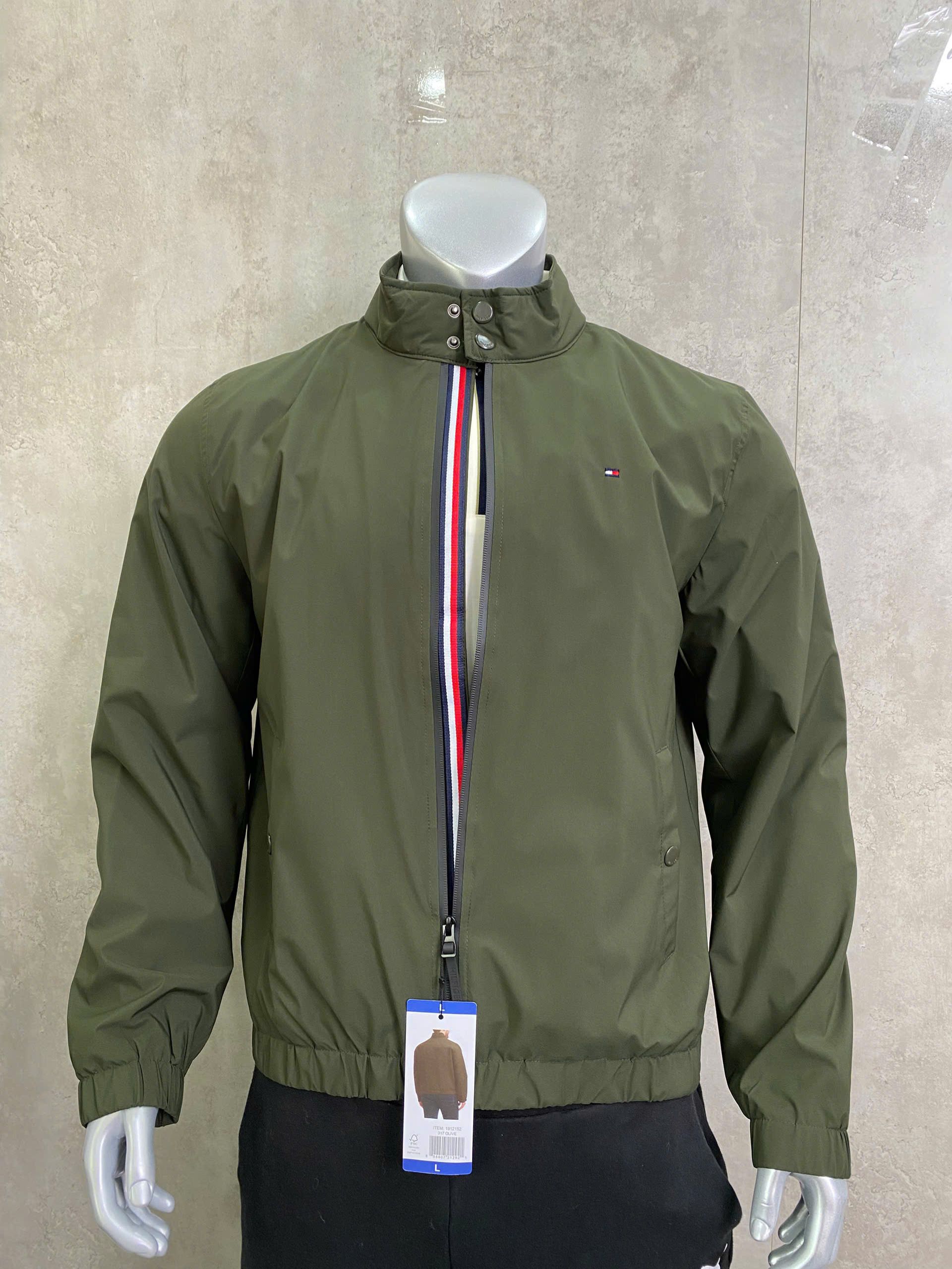 Áo Khoác Chính Hãng - Tommy Hilfiger Men's Stand-Collar Jacket 2 Lớp 