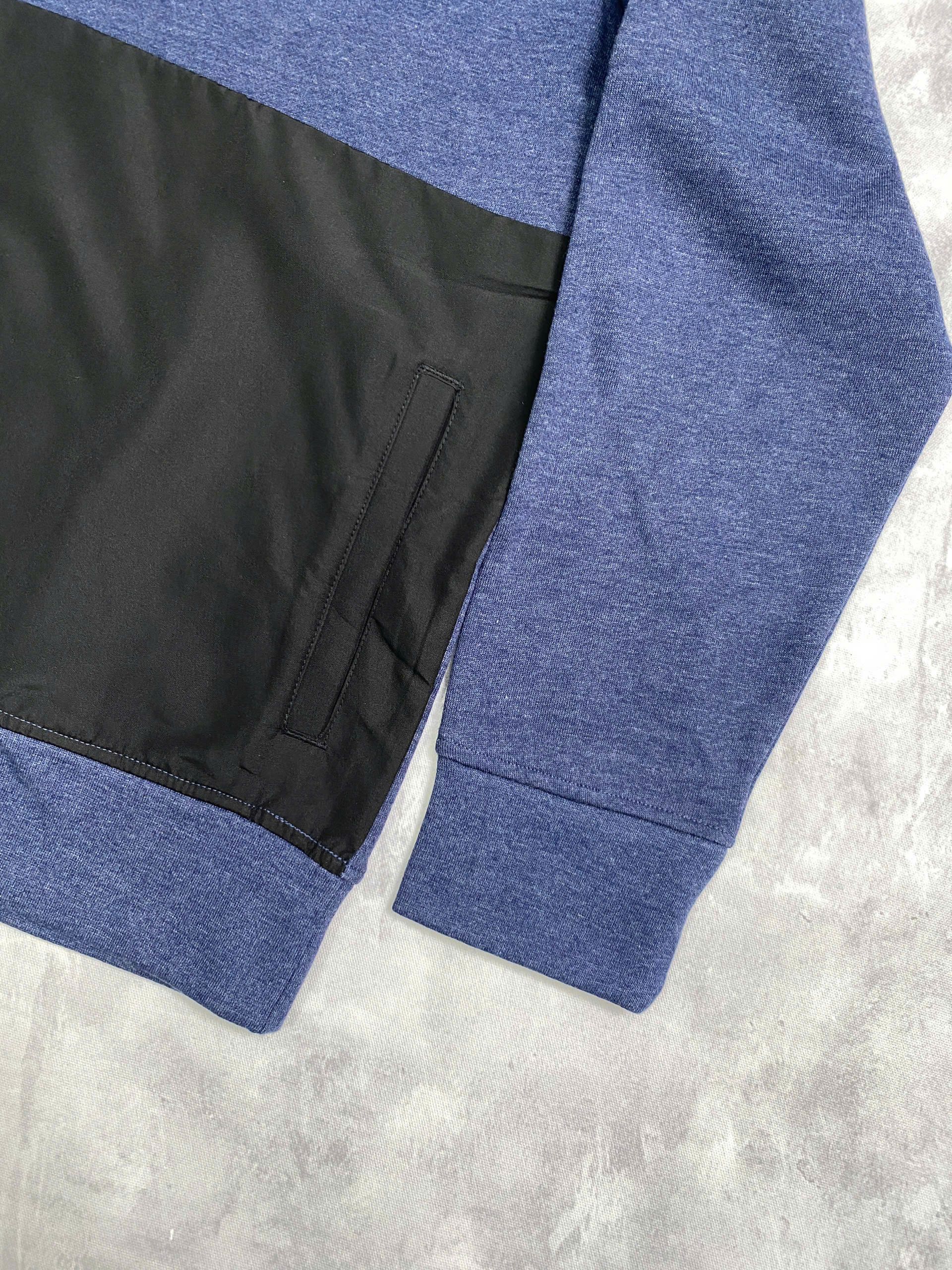 Áo Hoodie Chính Hãng - Champion Men’s Fleece Lined Hoodie “Navy/Black” - CH-QZ-NV1