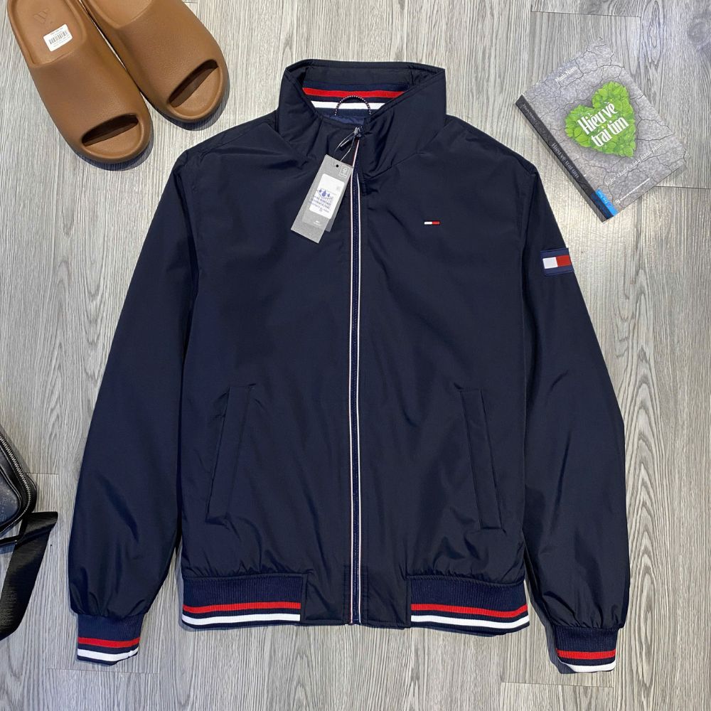 Áo Khoác Chính Hãng - Tommy Hilfiger Zip Basic Casual Bomber Jacket 'NAVY' - DMODMO1383 - 112