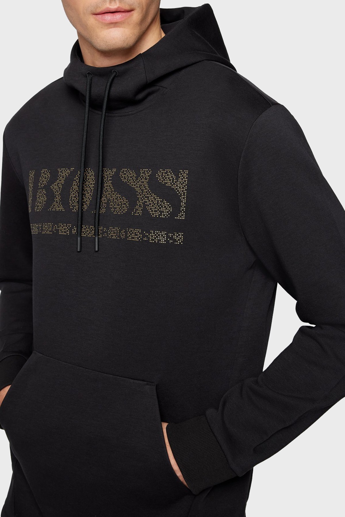 Áo Hoodie Nỉ Thun Hugo Boss Men's Soody 2 Black Logo