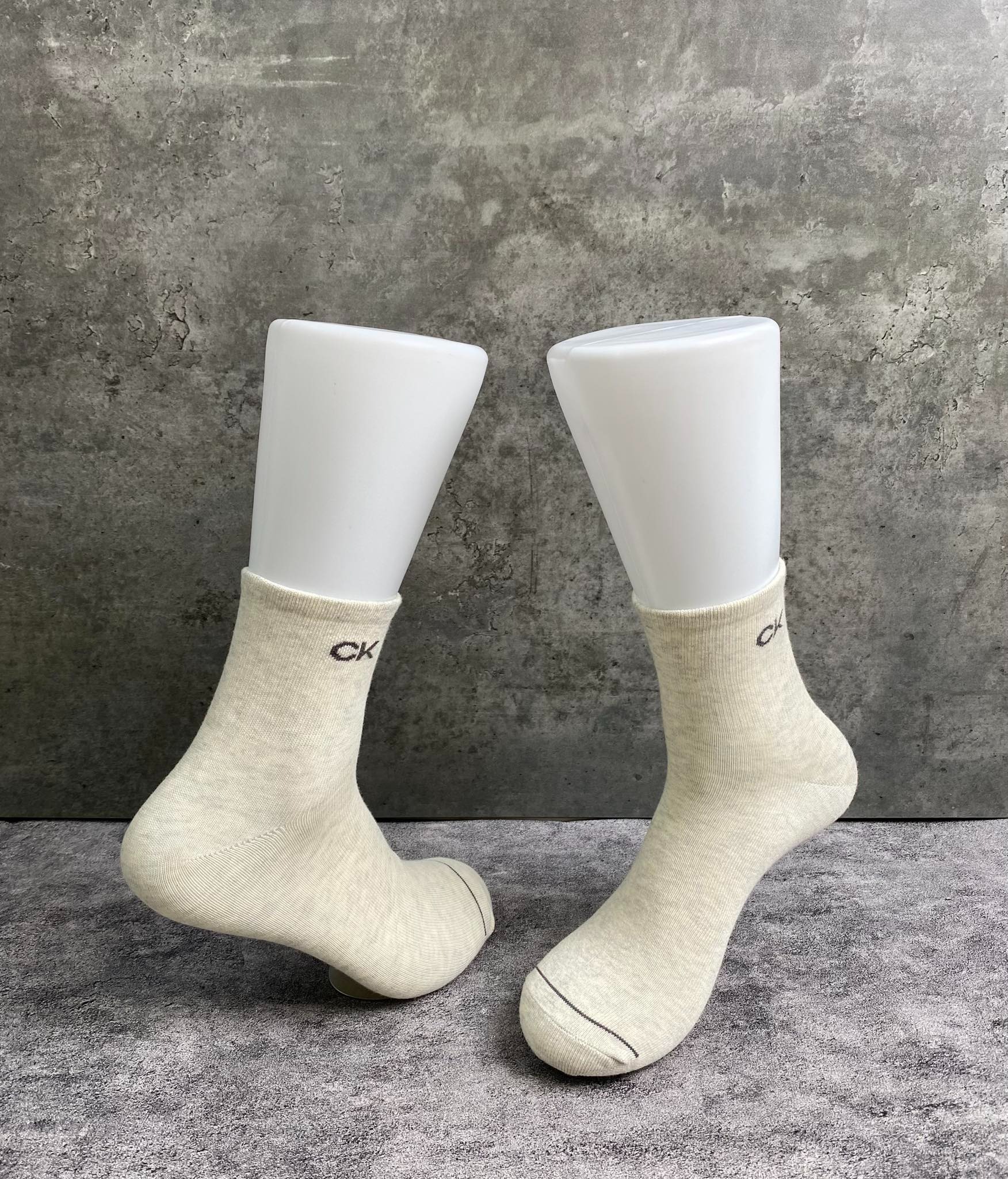 Phụ Kiện Chính Hãng - Calvin Klein Underwear MEN SHORT SOCK 'Beige'  (5đôi/pack) - CK100-031