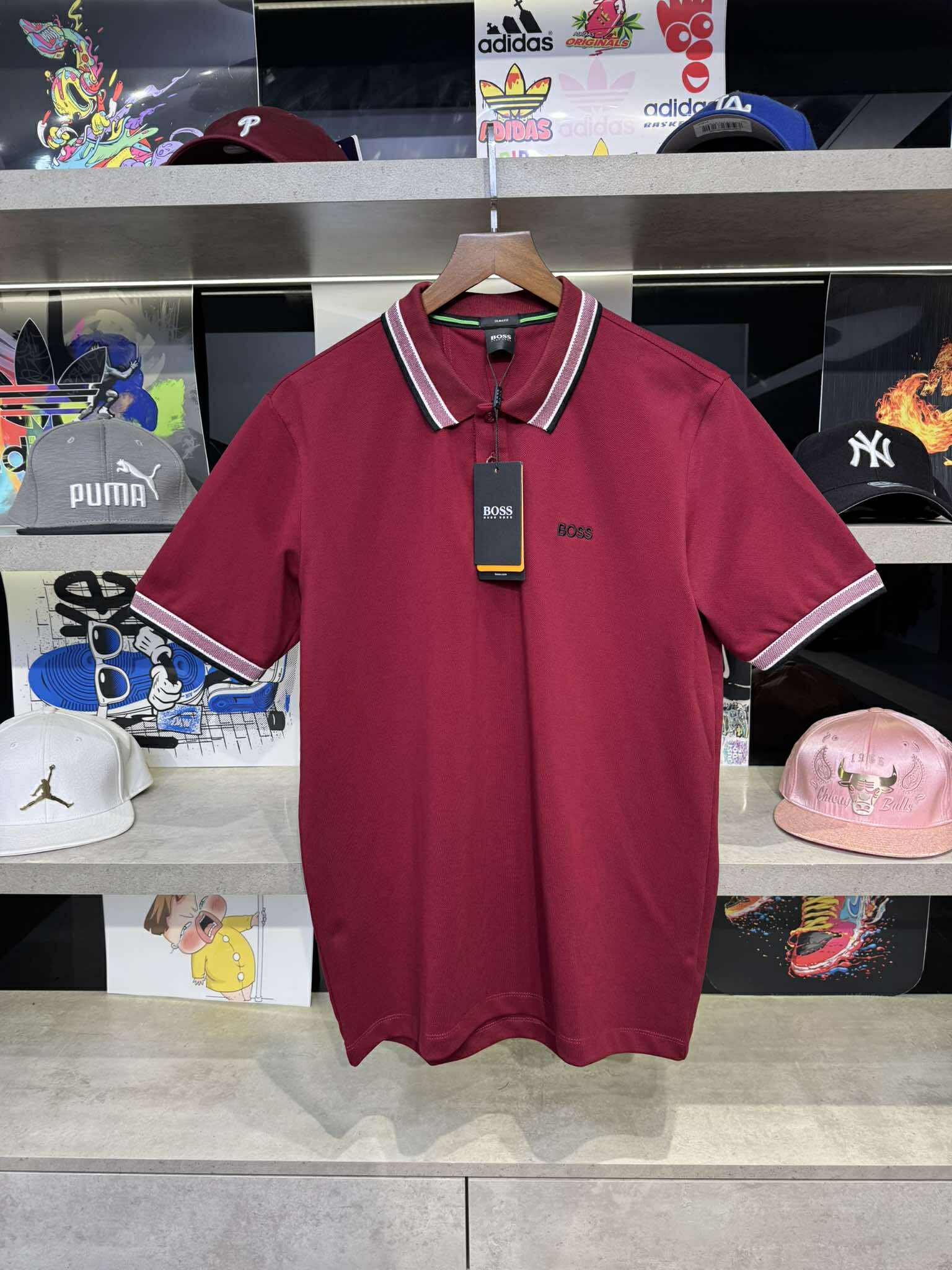 Áo Polo Chính Hãng - Hugo BOSS Paddy Polo T-shirt ''Dark Red'' - 50469055-651
