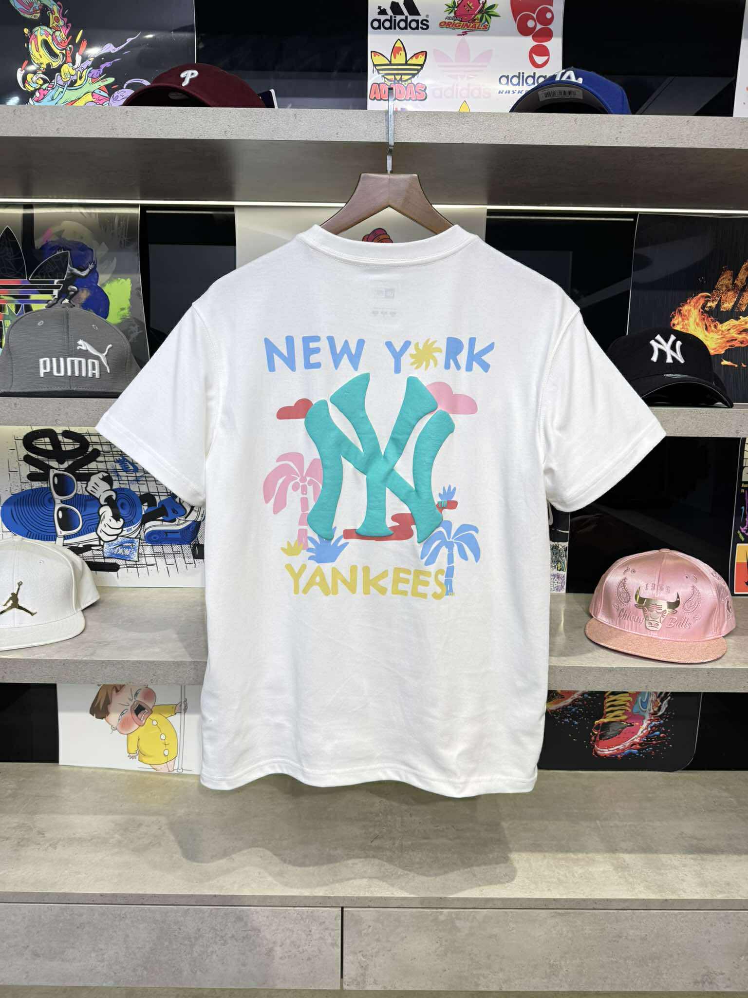 Áo Tshirts Chính Hãng - New Era NY Beach Coconut '' White '' - 13551075