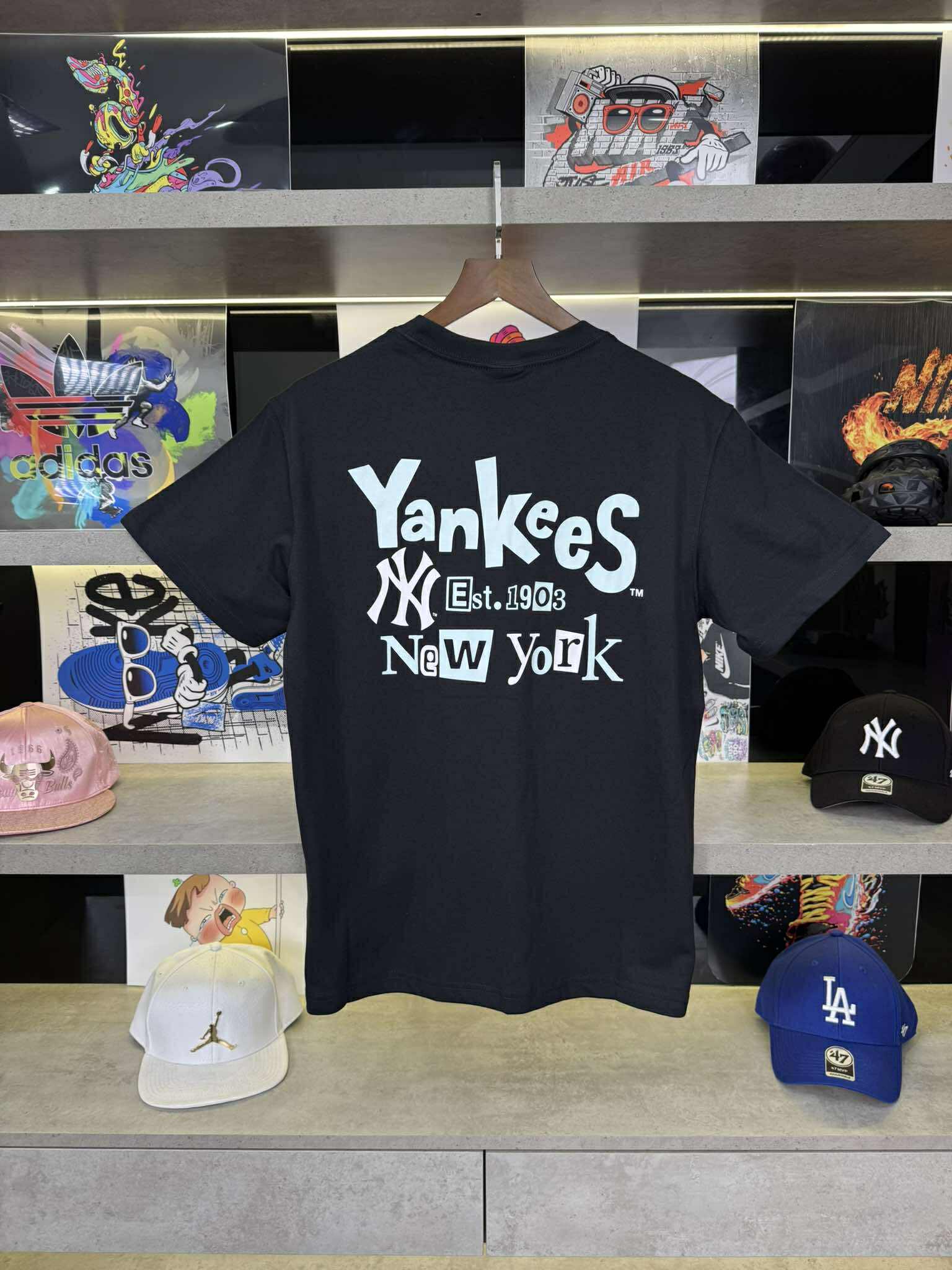 Áo Tshirts Chính Hãng - New Era New York Back 'Black' - 14539981