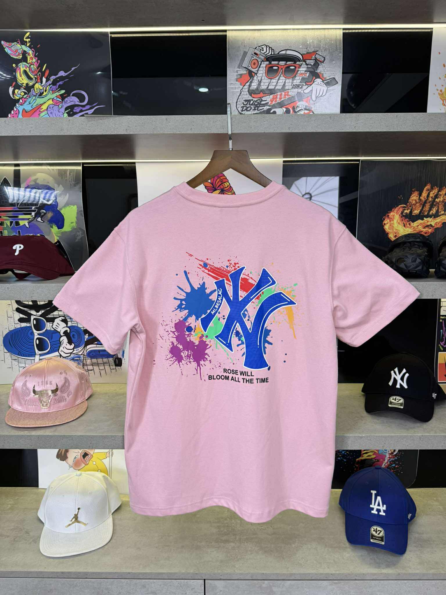 Áo TShirts Chính Hãng - New Era New York Back 'Pink' - 13551070