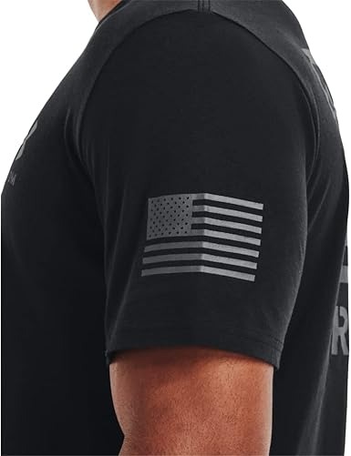 Áo Tshirts Chính Hãng - Under Armour New Freedom Banner 'Black' - 1370818-010