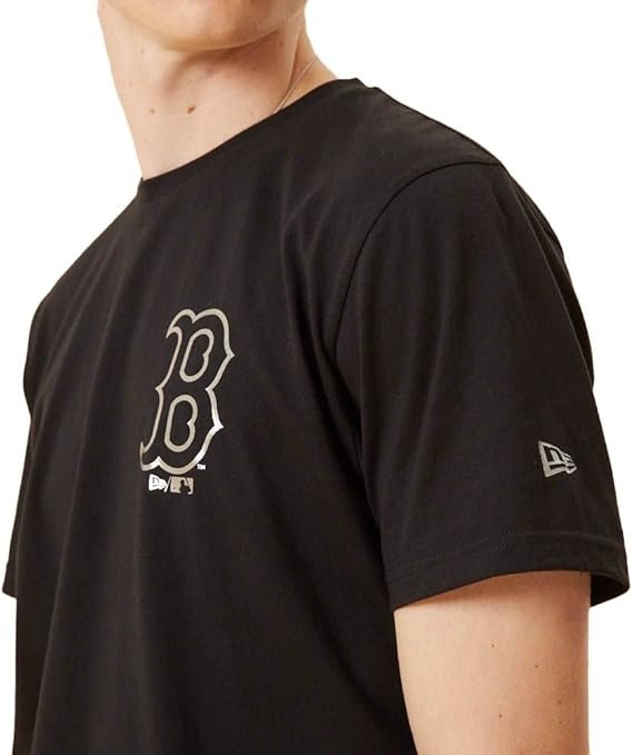 Áo Tshirts Chính Hãng - Áo New Era x MLB Boston Red Sox T-Shirt In Black - 13099368
