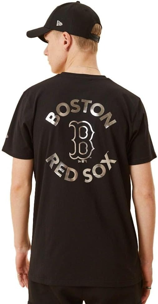 Áo Tshirts Chính Hãng - Áo New Era x MLB Boston Red Sox T-Shirt In Black - 13099368