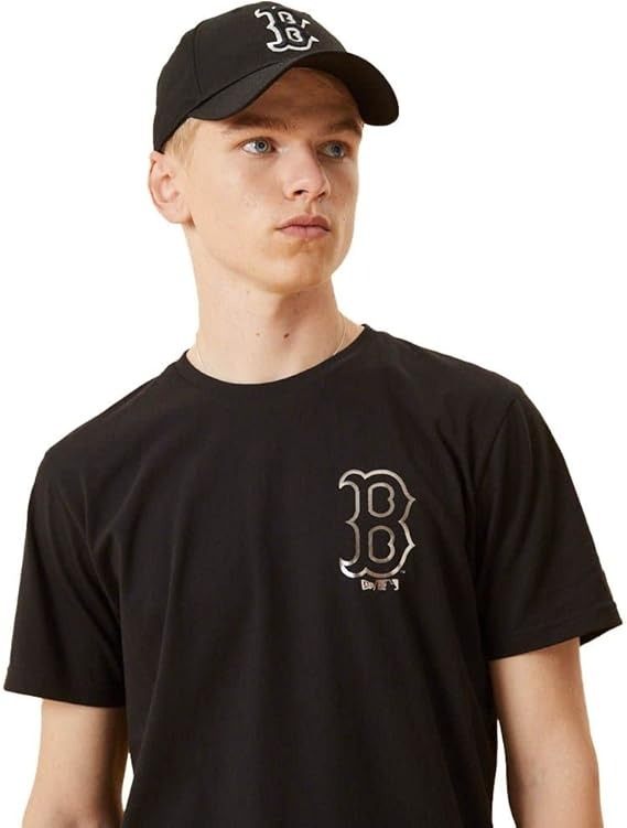 Áo Tshirts Chính Hãng - Áo New Era x MLB Boston Red Sox T-Shirt In Black - 13099368