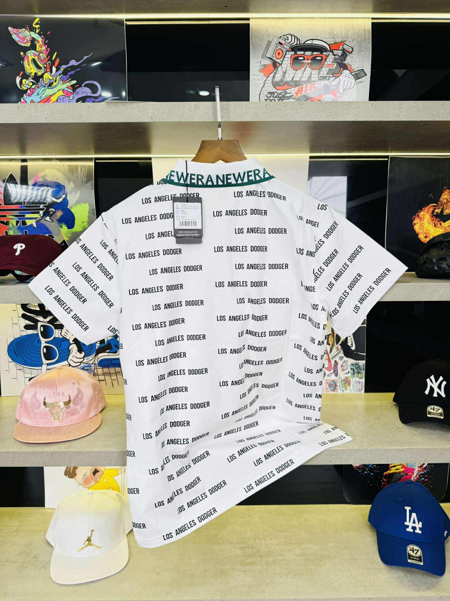 Áo Polo Chính Hãng - Newera Polo Los Angeles Dodger 'White' - 14539965