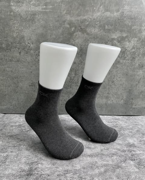 Phụ Kiện Chính Hãng - Tất Calvin Klein Underwear MEN SHORT SOCK 'Dark Grey'  (5đôi/pack) - CK100-061