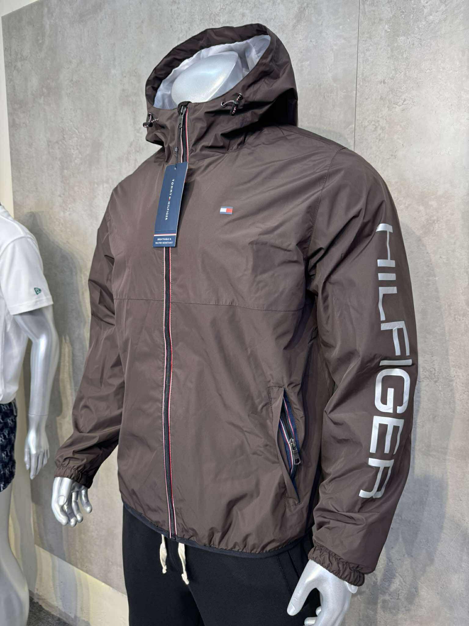 Áo Khoác Chính Hãng - Tommy Hilfiger Zipper Nylon Jacket 