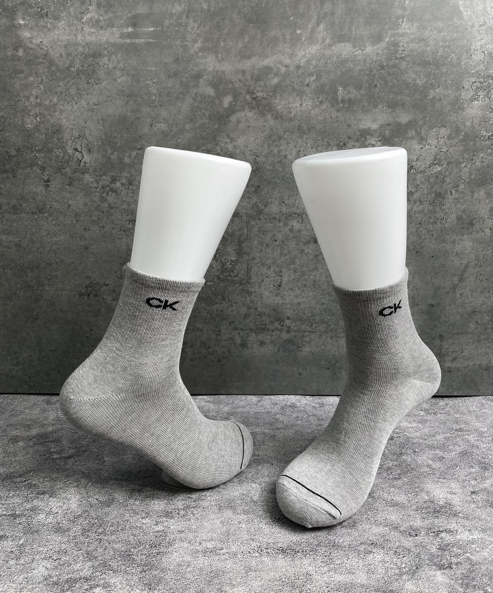 Phụ Kiện Chính Hãng - Calvin Klein Underwear MEN SHORT SOCK 'Grey' (5đôi/pack) - CK100-016