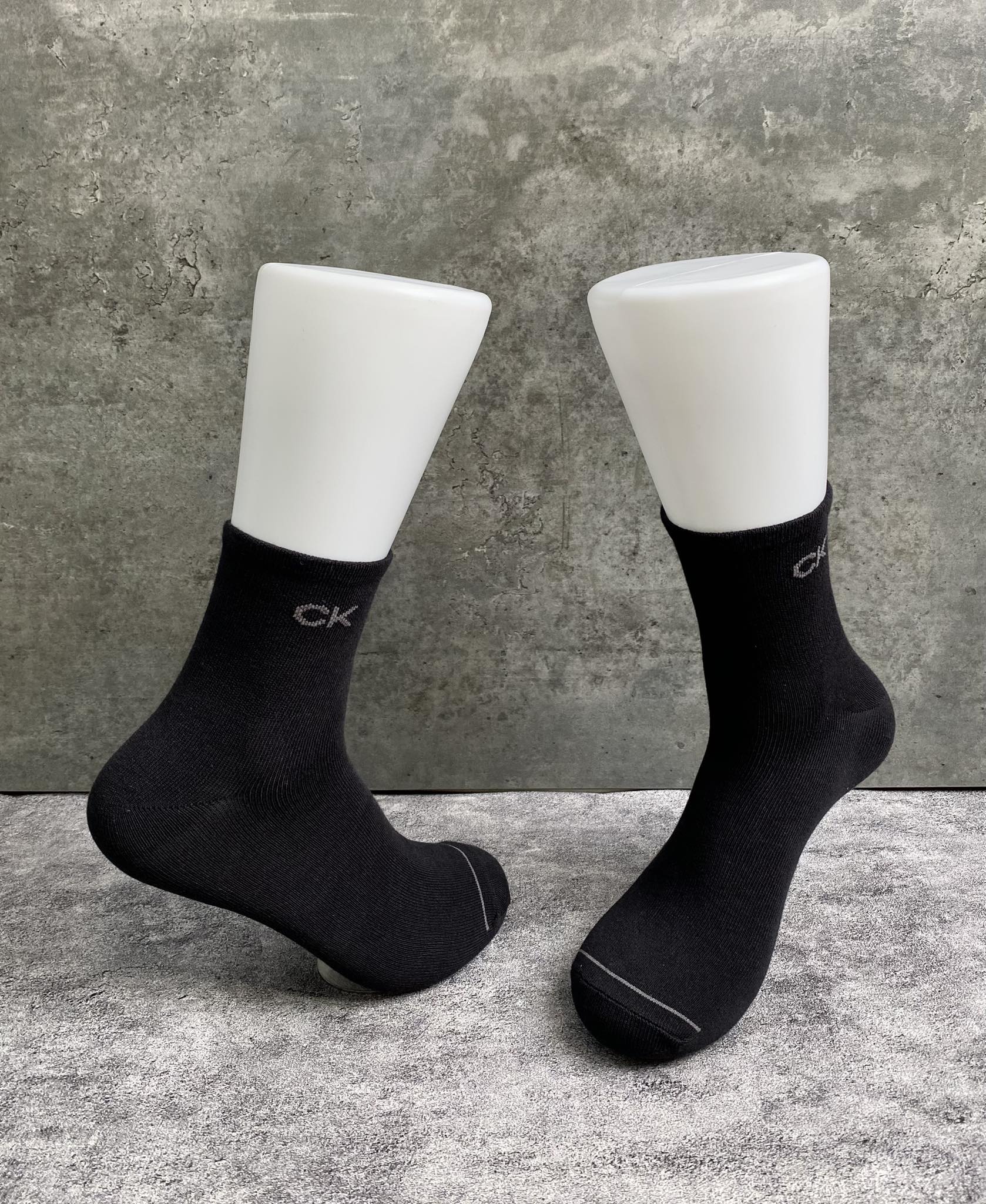 Phụ Kiện Chính Hãng - Calvin Klein Cotton Low-Cut Socks 'Black'  (3 đôi/pack) - CK101