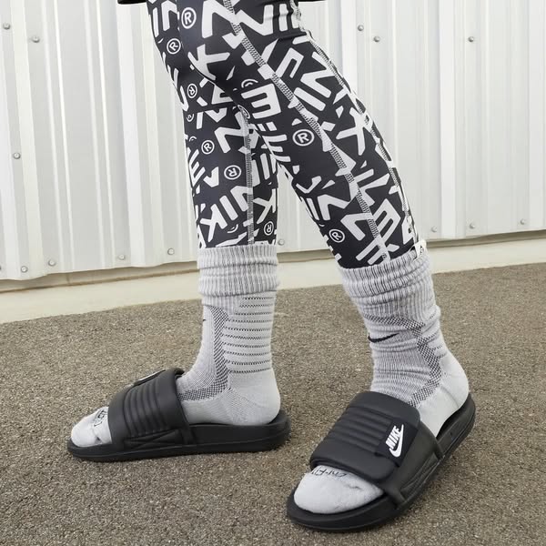 Dép Chính Hãng - Dép Nike Offcourt Adjust Slides '' Black/White '' - DQ9624-001