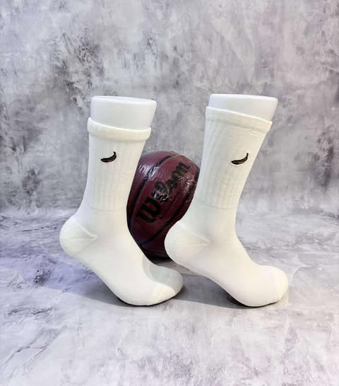 Phụ Kiện Chính Hãng - Tất Kaws Warhol Uniqlo Cream Blue Socks ( 2 đôi/Pack ) - 473504