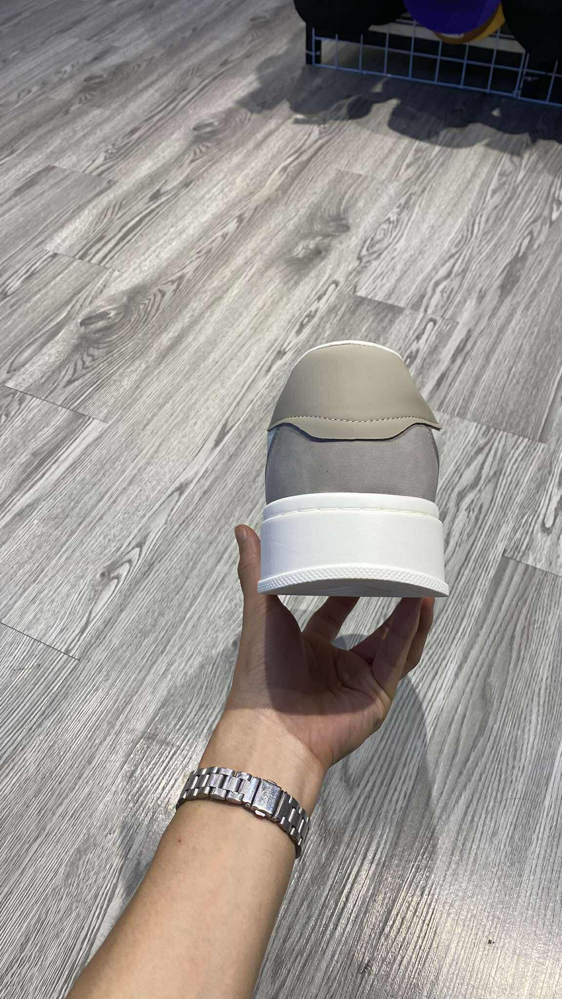 Giày Casual Chính Hãng - Giày sneaker Zara chính hãng Beige White Platform - 2248-620-102