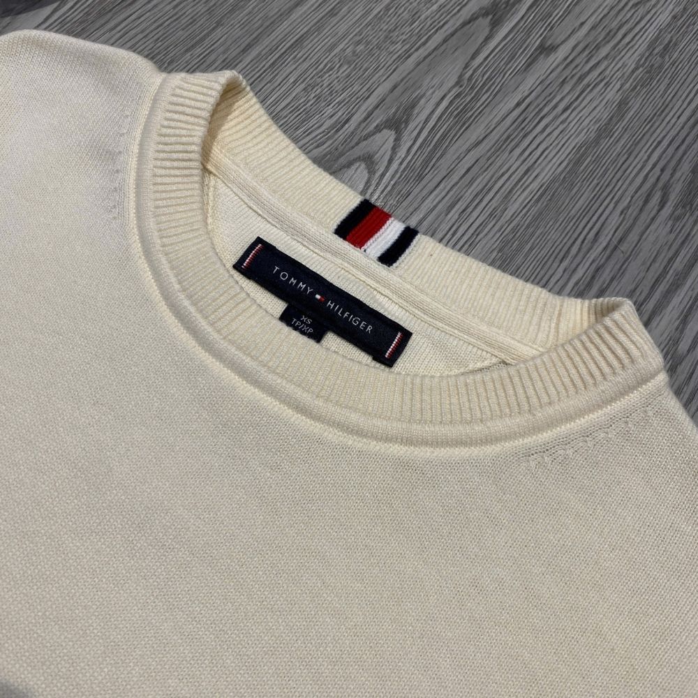Áo Sweater Chính Hãng - Áo Len Tommy Hilfiger 'Light Begie' - 78J8222-13