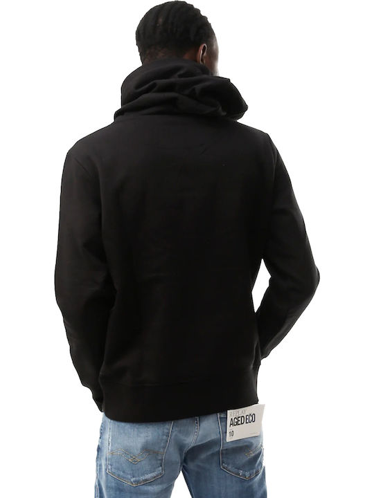 ÁO HOODIE CHÍNH HÃNG - Calvin Klein Sweatshirt with Hood Black - J30J324699-BEH