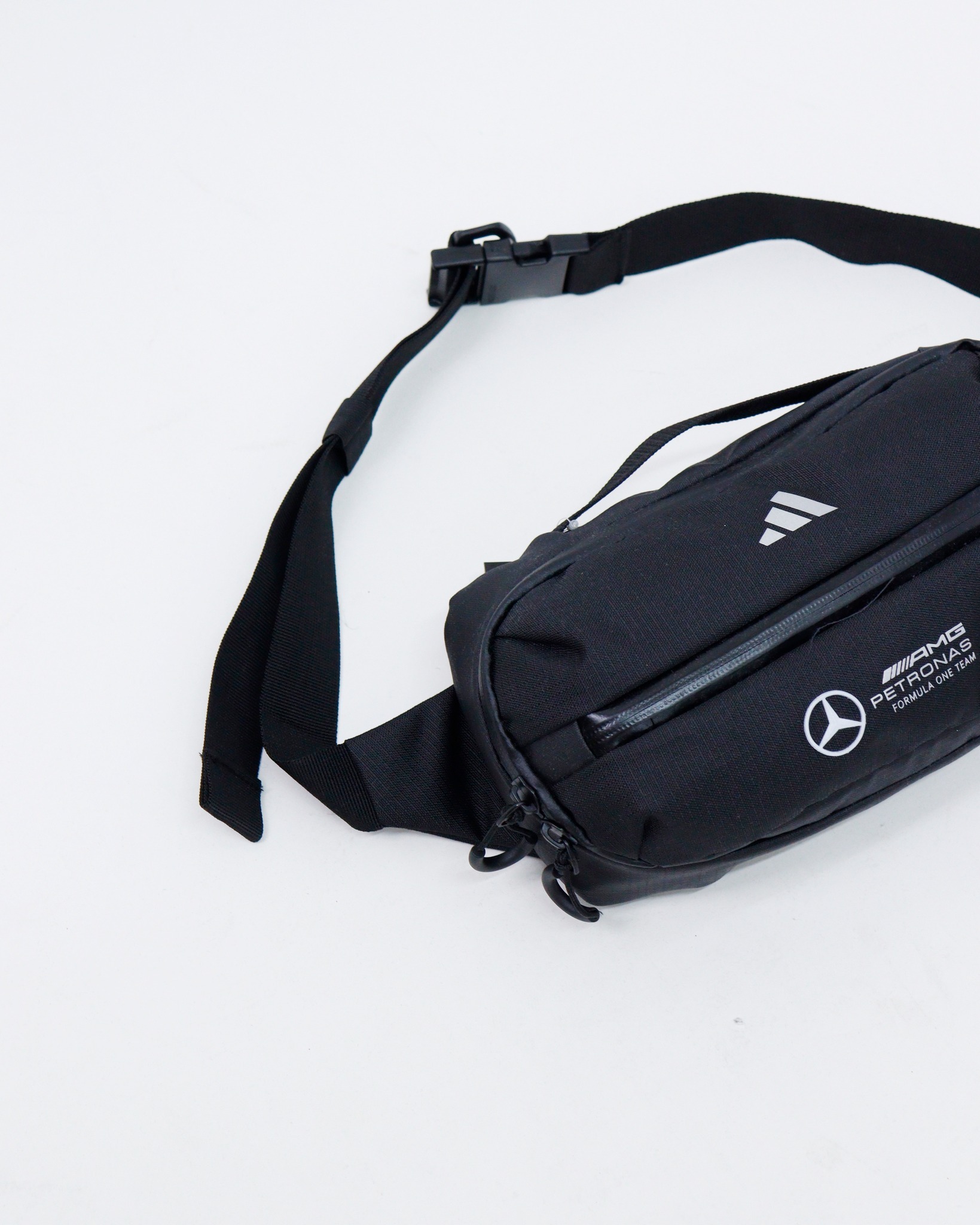 Phụ Kiện Chính Hãng - Túi Chéo Adidas INTELLIGENT PACKING SYSTEM MERCEDES - AMG PETRONAS FORMULA ONE TEAM ''Black '' - KF1776