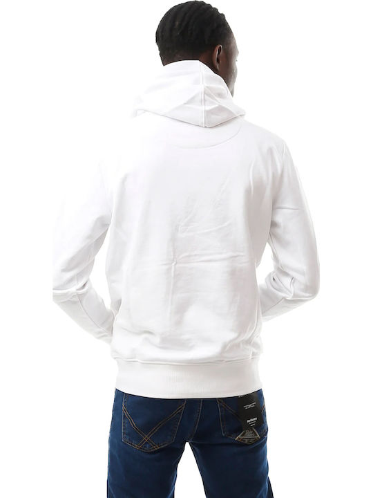 ÁO HOODIE CHÍNH HÃNG - Calvin Klein Sweatshirt with Hood Bright White - J30J324699-YAF