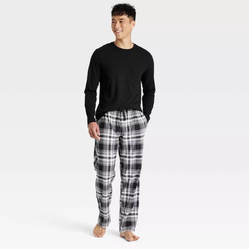 Quần Dài Chính Hãng - Quần Nỉ Bông Goodfellow & Co™ Men's Microfleece ''Black/White'' - 91803502BW