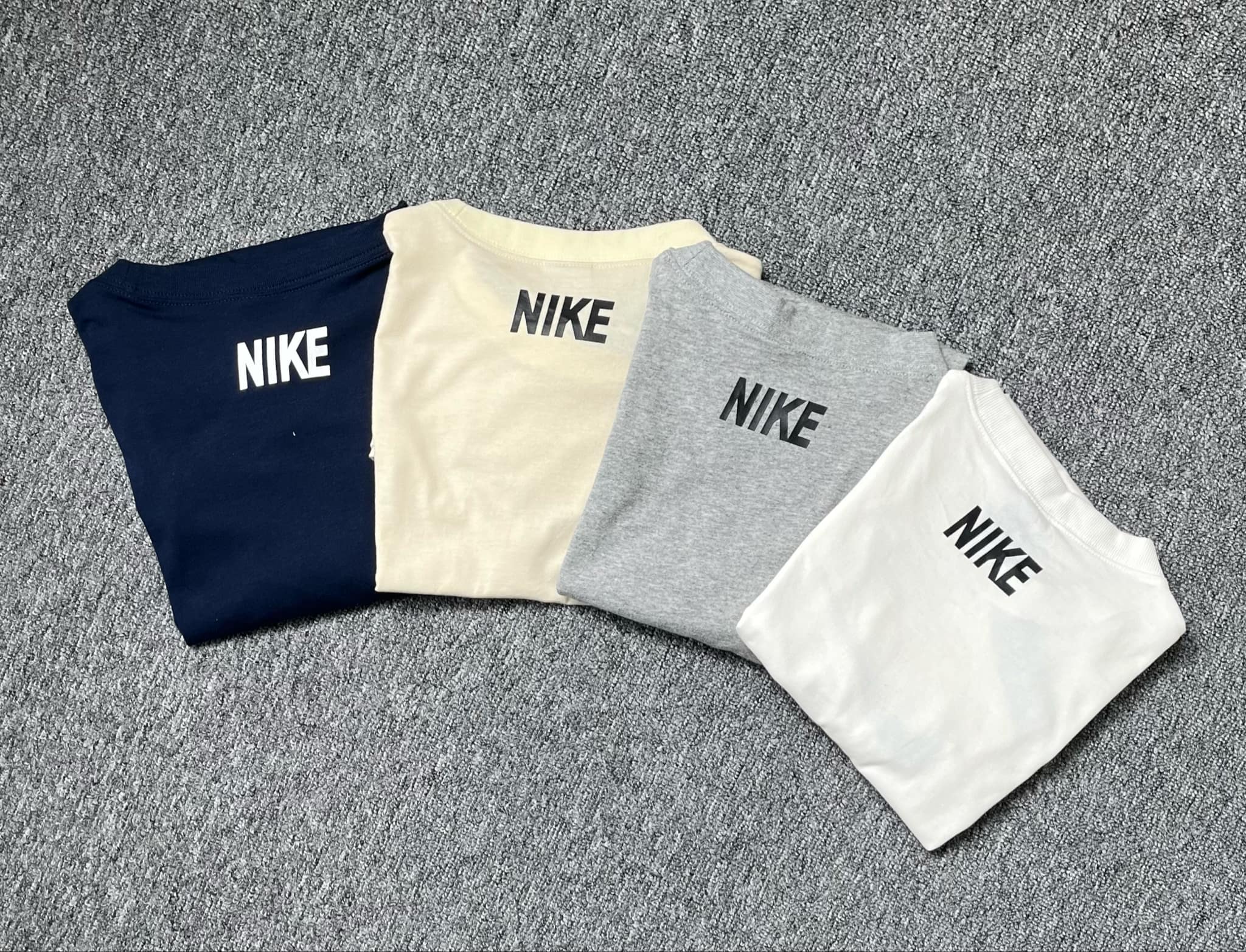 Áo Tshirts Chính Hãng - Nike Swoosh Casual Vàng Kem - DM4684-113