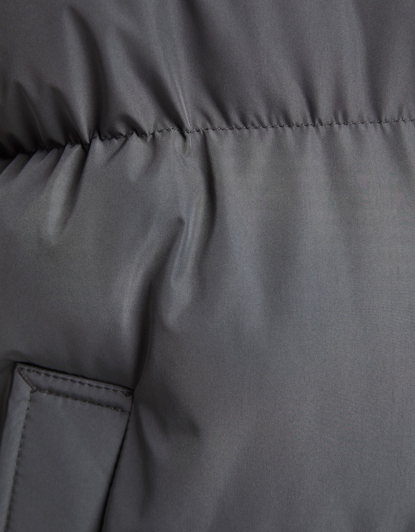 Áo Phao Chính Hãng - Bershka ''Grey'' - 6679-085-200