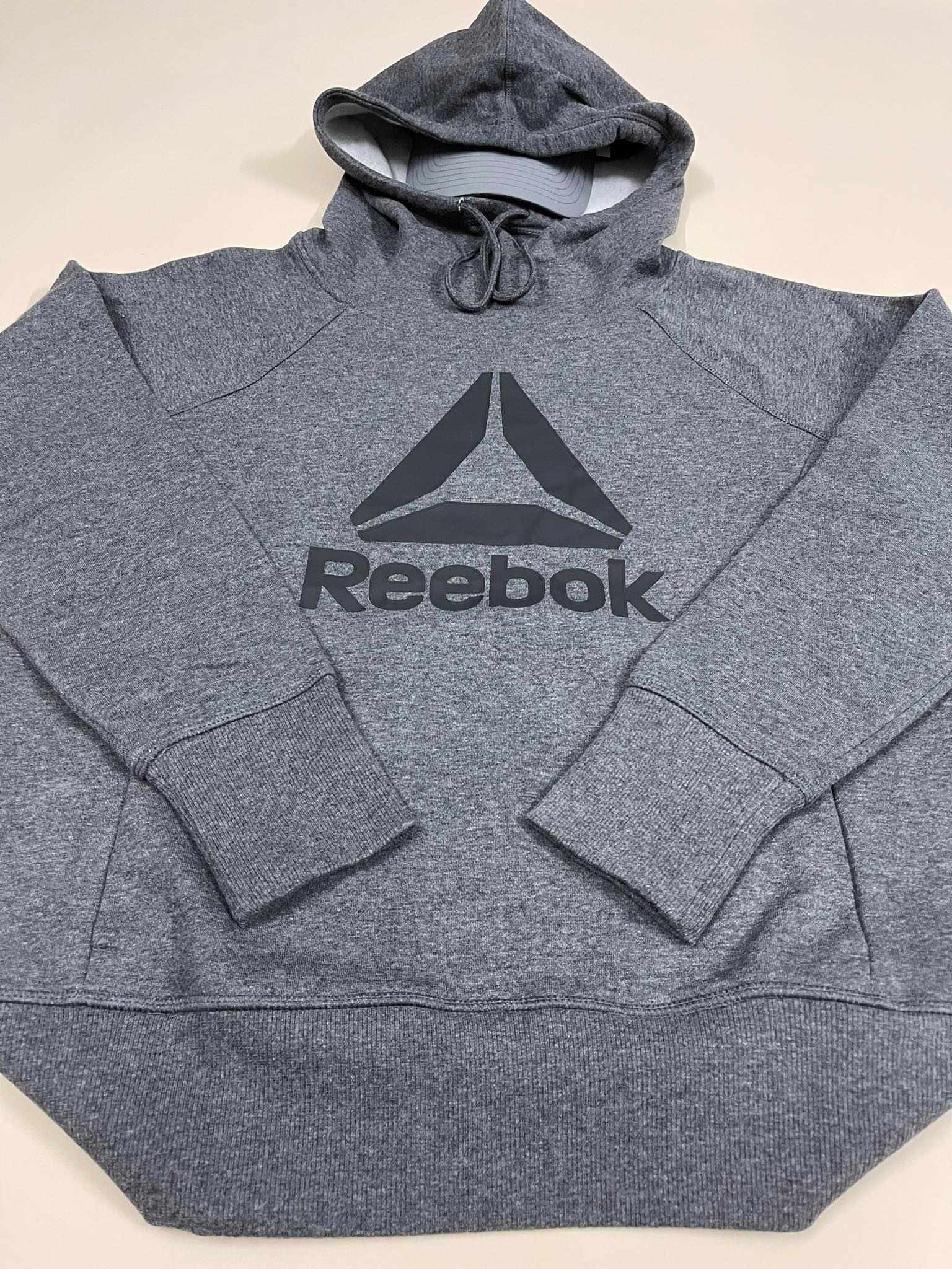 Áo Hoodie Nỉ Bông Nam Reebok LoGo 'Grey' - R15738