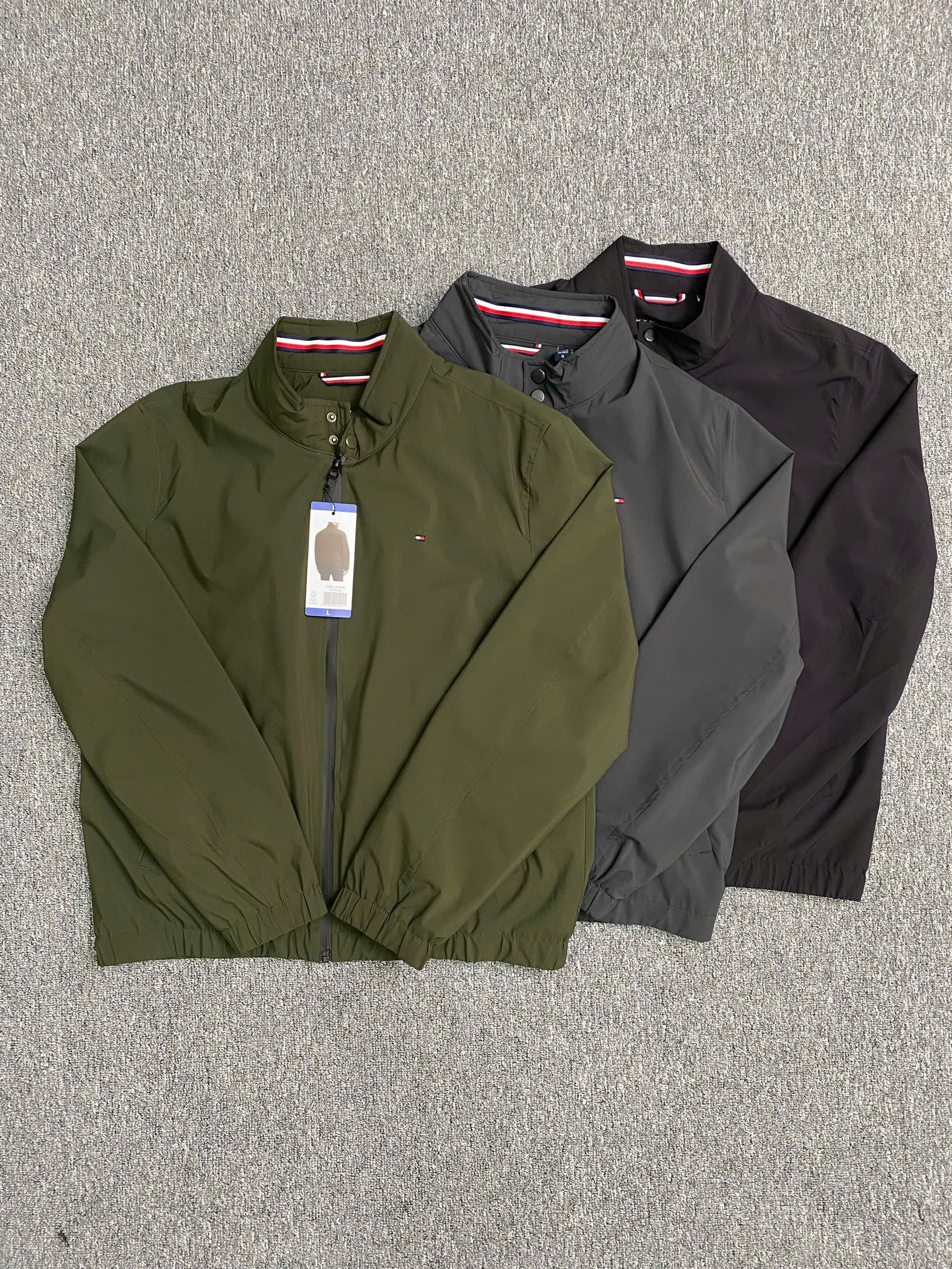 Áo Khoác Chính Hãng - Tommy Hilfiger Men's Stand-Collar Jacket 2 Lớp 