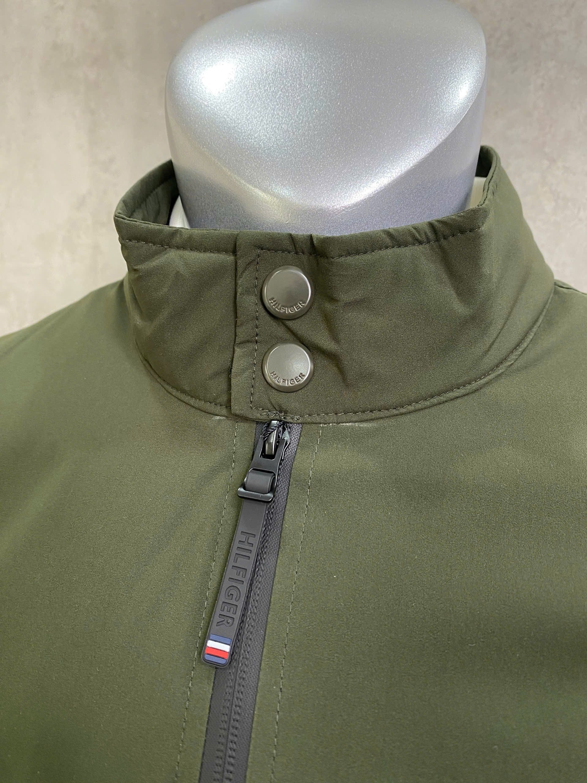 Áo Khoác Chính Hãng - Tommy Hilfiger Men's Stand-Collar Jacket 2 Lớp 