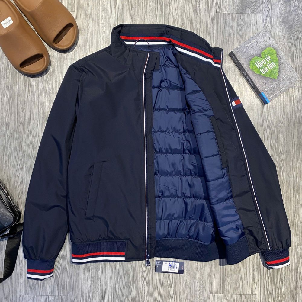 Áo Khoác Chính Hãng - Tommy Hilfiger Zip Basic Casual Bomber Jacket 'NAVY' - DMODMO1383 - 112