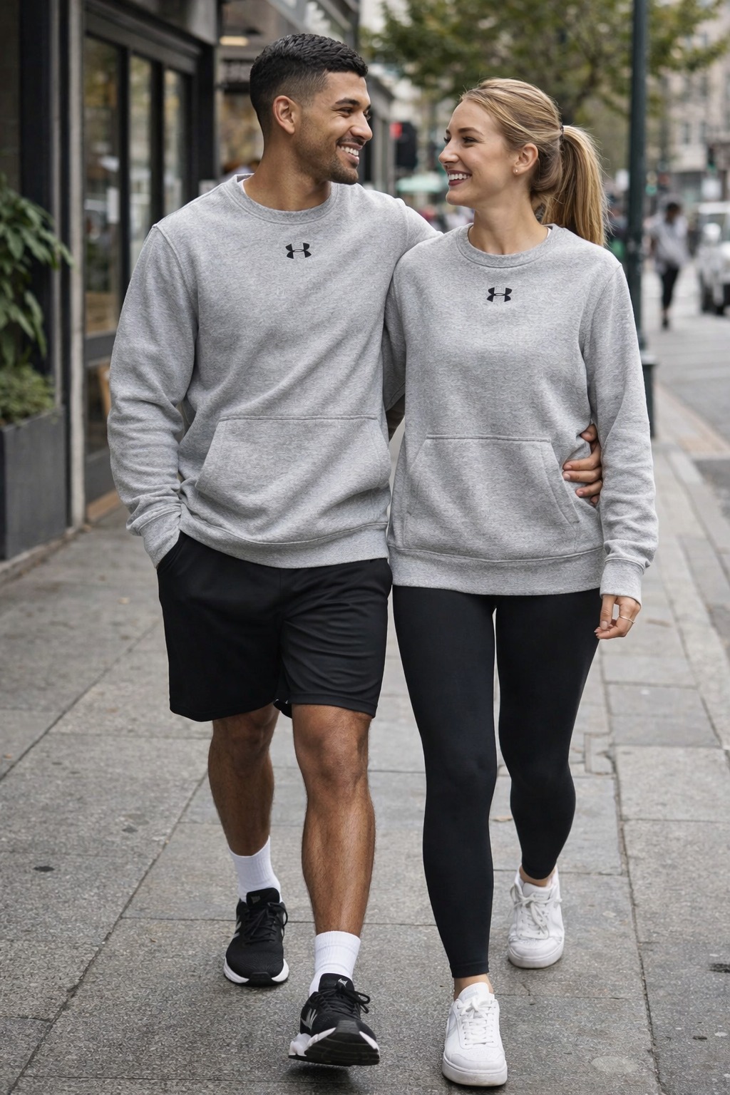 Áo Sweater Chính Hãng - Under Armour Men's Hustle Fleece ''Light Gray