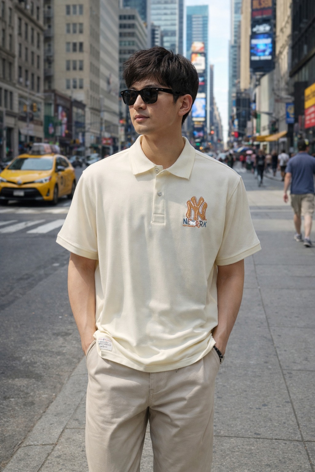 Áo Polo Chính Hãng - New Era N.Y Big Logo 