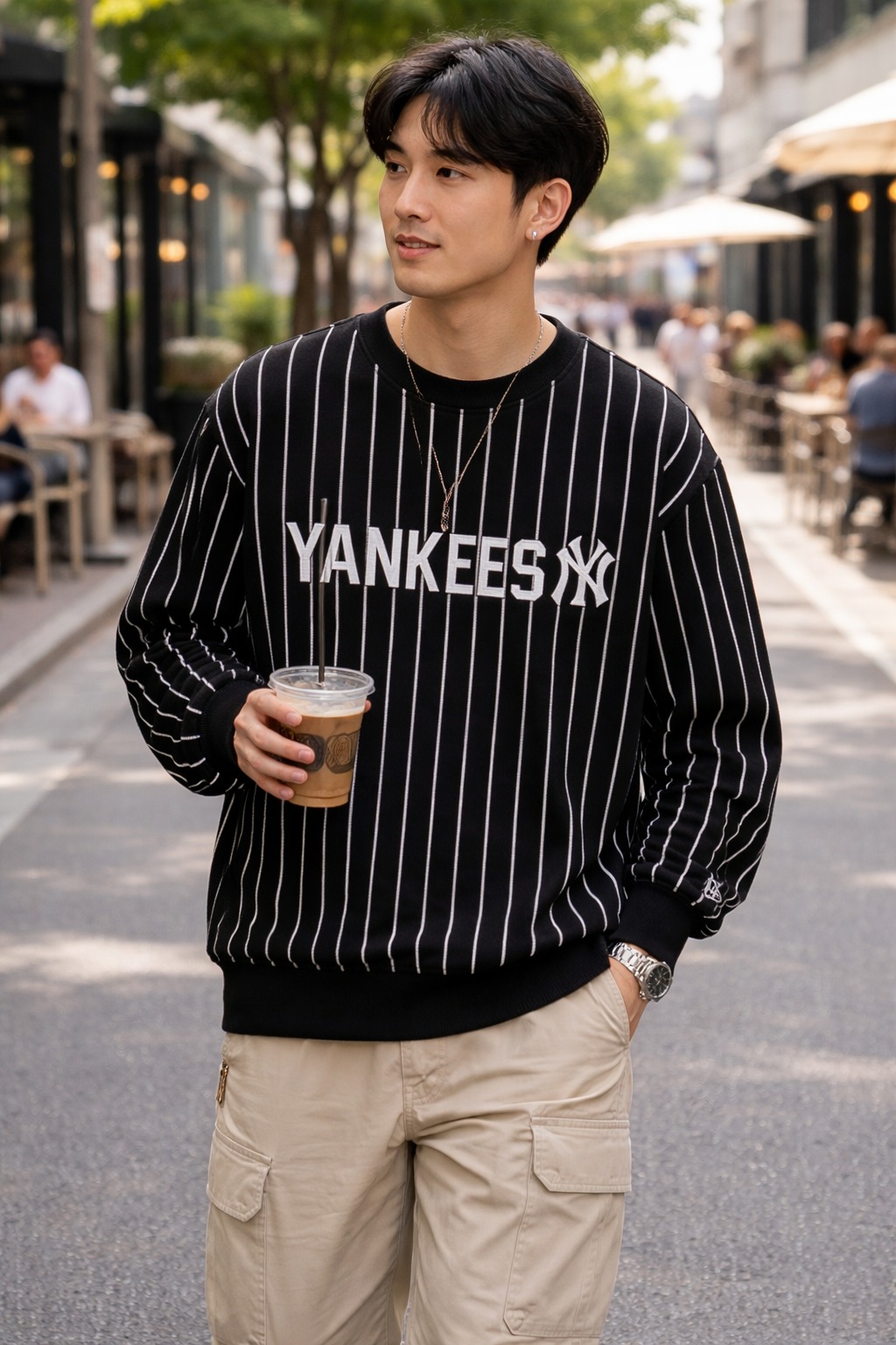 Áo Sweater Chính Hãng - New Era x MLB Yankees 