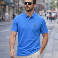 Áo Polo Chính Hãng - Nike Club Logo Football 'Blue' - PNF-400