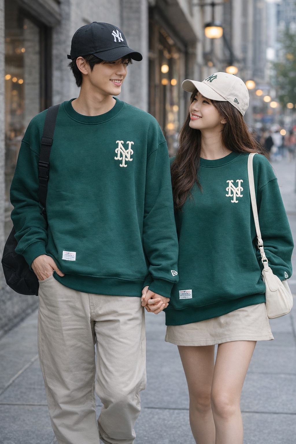 Áo Sweater Chính Hãng - Áo Newera New York ''Green'' - 13781155