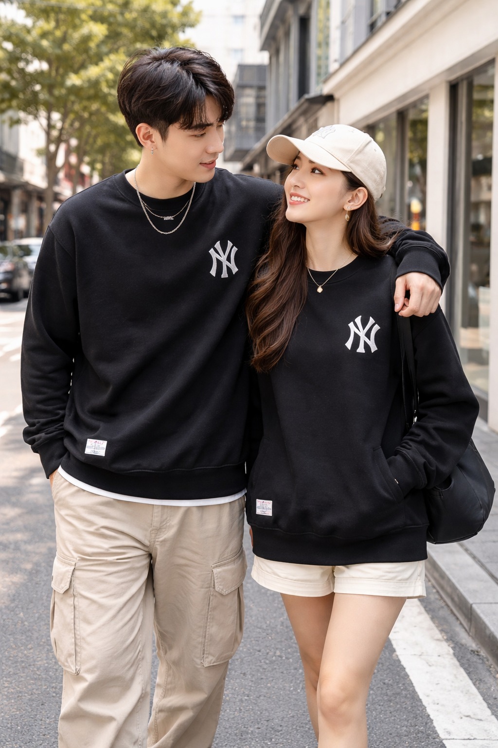 Áo Sweater Chính Hãng - MLB Monogram New York Yankees 