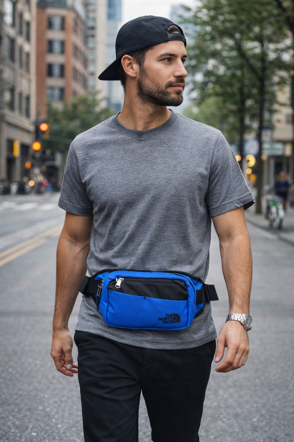 Phụ Kiện Chính Hãng - Túi Chéo Nam/Nữ The North Face Logo Cross Bag Blue - NF0A2UCX-03