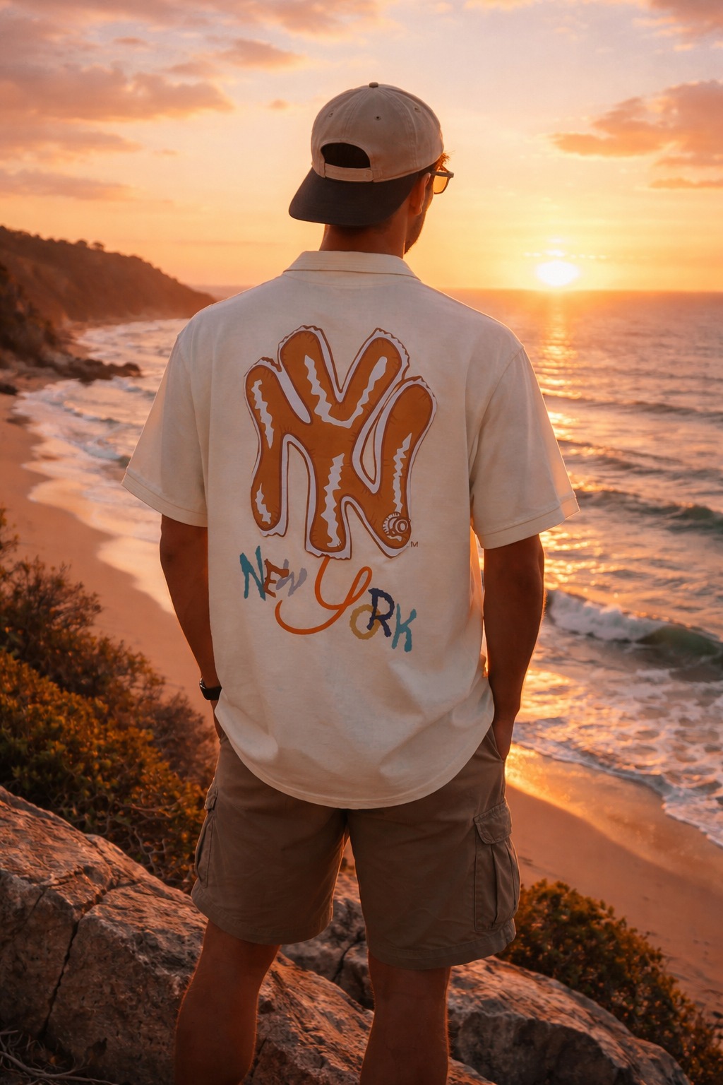 Áo Polo Chính Hãng - New Era N.Y Big Logo 