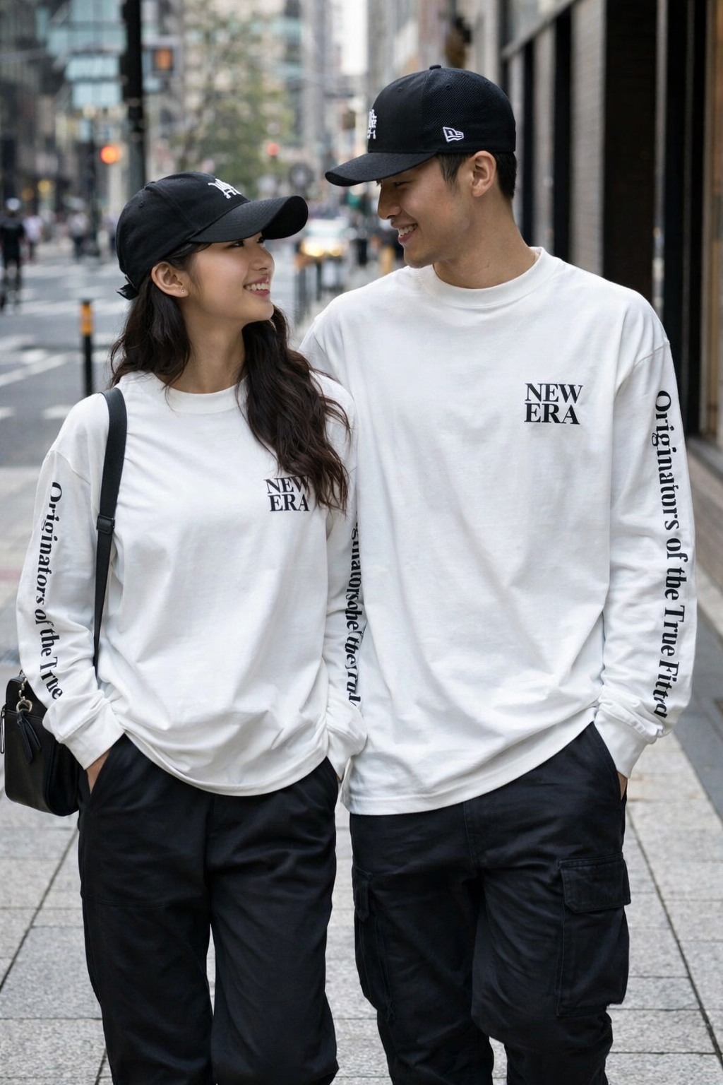 Áo Sweater Chính Hãng - NewEra Originators of the True Fitted 'White'  - 13755415