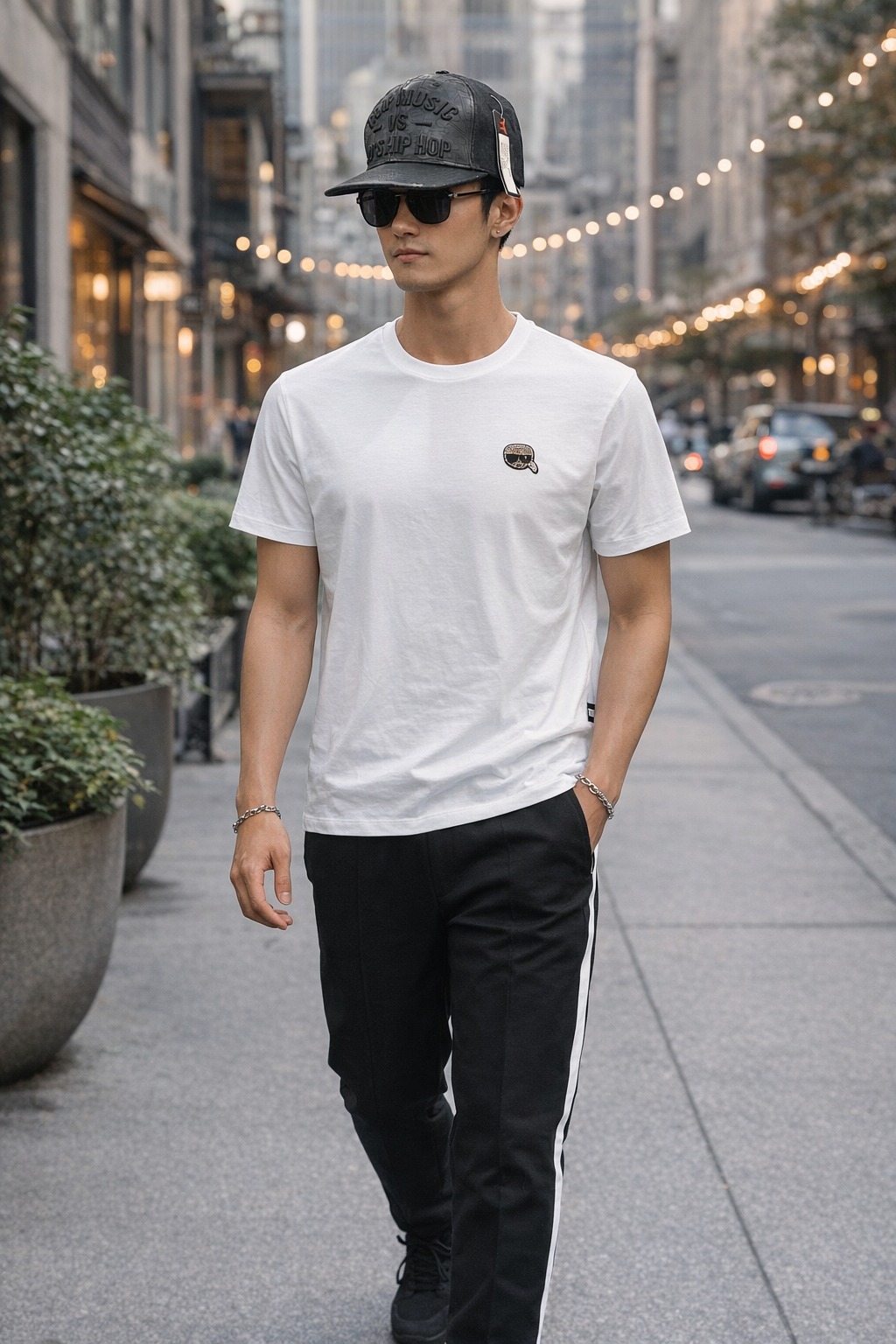 Áo Thể Thao Hè Karl Lagerfeld T-Shirt Logo - 211N1706100-White
