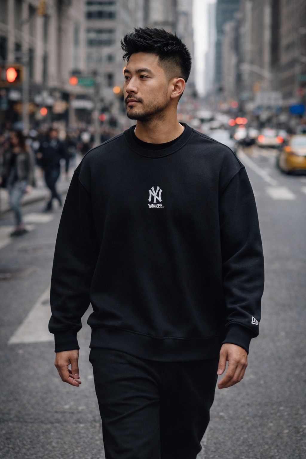 Áo Sweater Chính Hãng - New Era x MLB New York Yankees 'Black' - 14300208